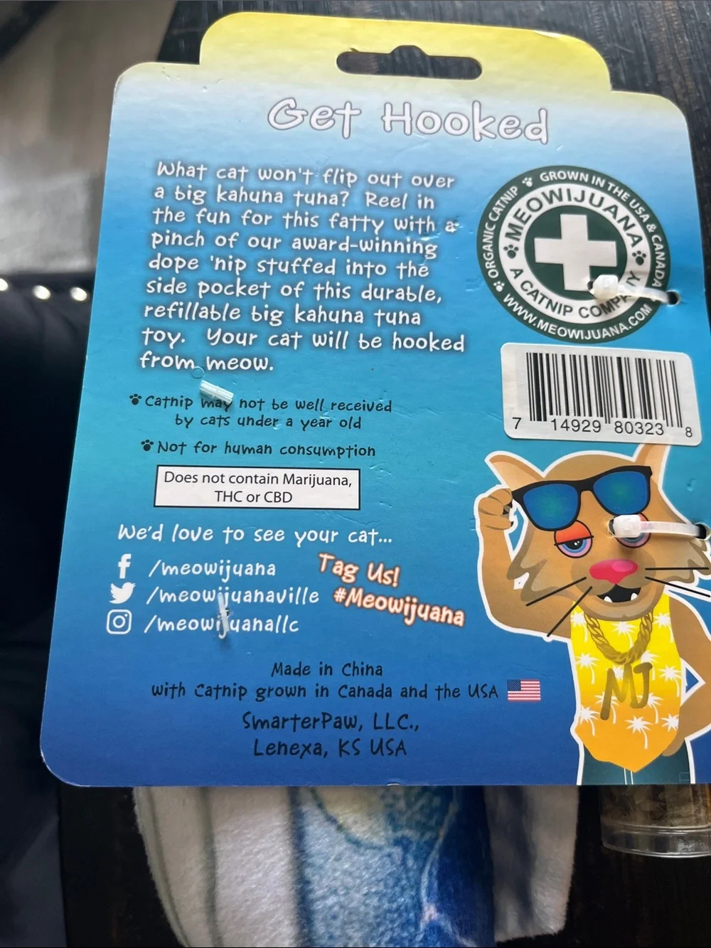 Meowijuana two plush
